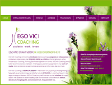 Tablet Screenshot of egovici-coaching.nl